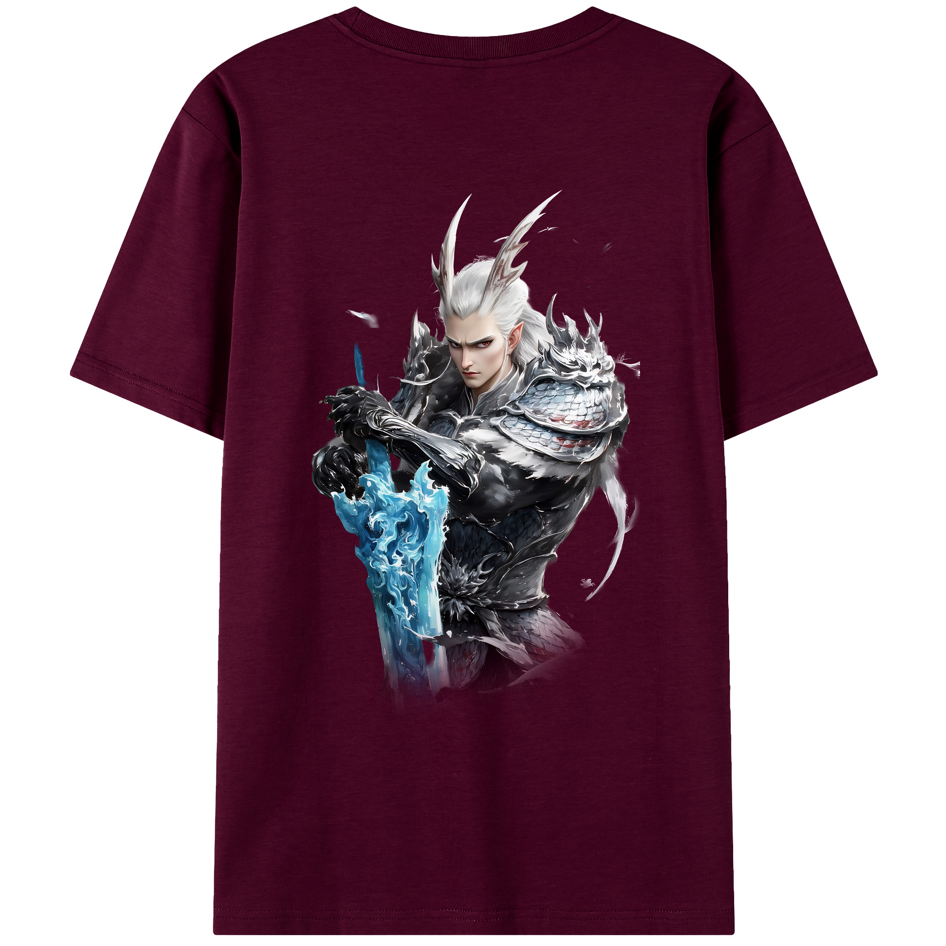 （画像用） Ne Zha 2 ナタ 魔童の大暴れ レディース半袖Tシャツ(バックプリント)